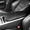 JUIVEEL Carbon Fiber Style ABS Car Central Console Armrest Cover