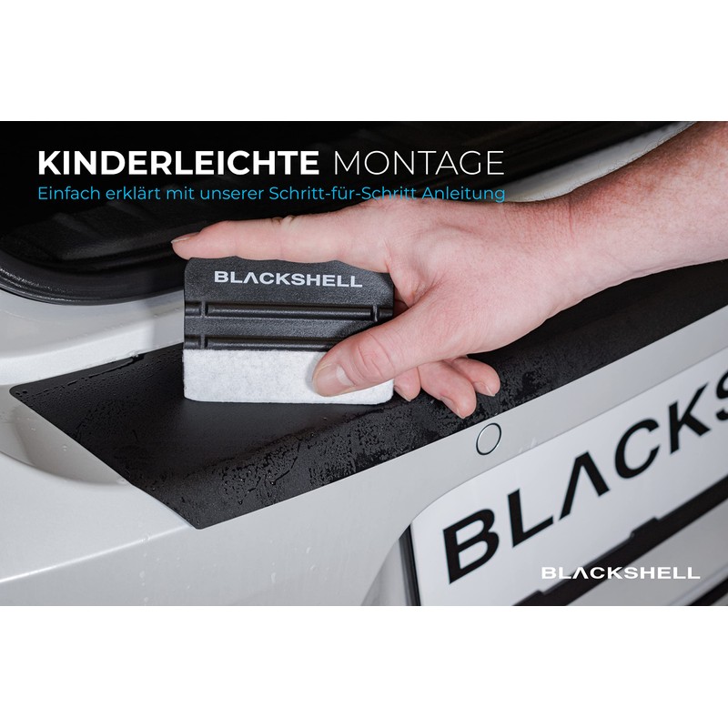 Blackshell® Basic Boot Sill Protector Film Compatible with VW Polo
