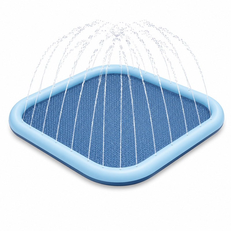 79" Dog Splash Pad for Backyard Water Play – Extra