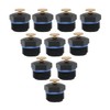 TAODAN 10PCS Garden Misting Nozzles 1/2 Inch Brass Adjustable Lawn