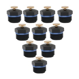 TAODAN 10PCS Garden Misting Nozzles 1/2 Inch Brass Adjustable Lawn Water Spray 360-rotating Watering atomizing Greenhouse Spray Irrigation atomizing Micro Sprinkler
