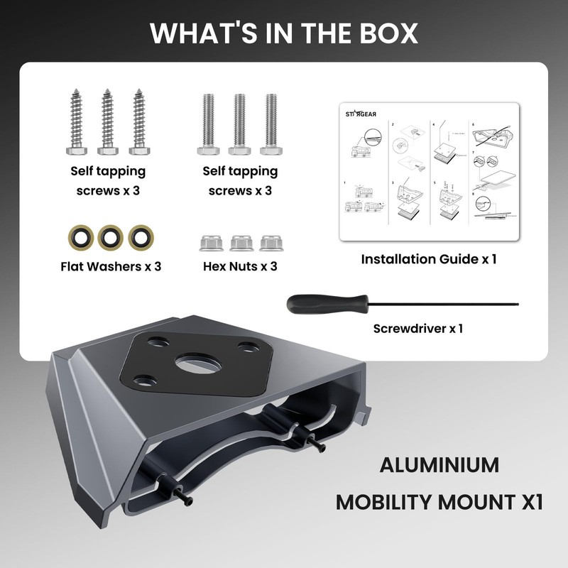 Klutchtech for Starlink Mini Mount,Starlink Mini Car Mount with Anti-Theft