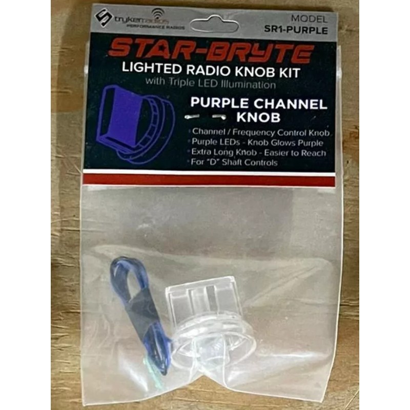 Stryker SR1 StarBryte Lighted Channel Radio Knob Kit Triple LED