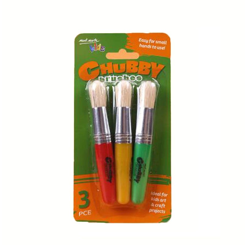 Children Watercolor Brushes Painting Supplies Paint Set of 3 Paint