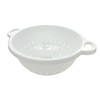Rocky Mountain Goods White Plastic Colander Bowl with Handle -