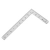 OHPHCALL 2pcs Sturdy Metal Ruler 45/90 Degree Angle Layout Tool