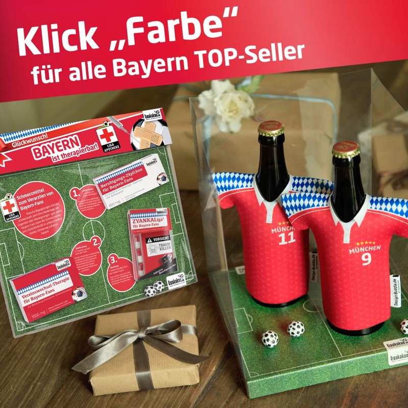 Ligara® for Bavaria Fan Item Gift Birthday Fans (1 x