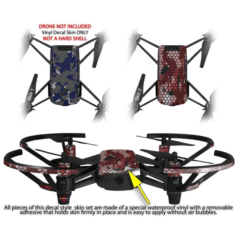 Skin Decal Wrap 2 Pack for DJI Ryze Tello Drone