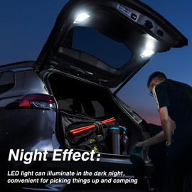 Powerty LED Lights for 2022 2023 2024 2025 Toyota Corolla Cross Accessories Trunk Light Cargo Lamps Decorative Atmosphere Lamp Cargo Ceiling Lighting 2 PCS (Only for Electric Tailgate Versions)