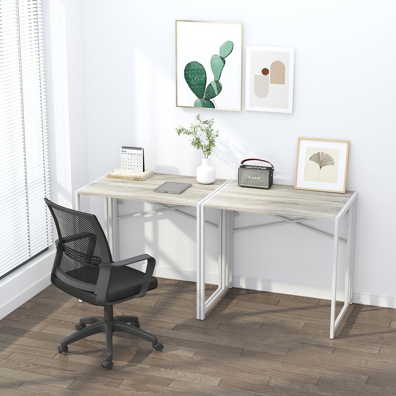 Lutown-Teen Small Folding Desk 32 inch, No Assembly Required Small