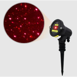 BlissLights Spright Motion Red Laser Projector w/Remote, Indoor/Outdoor