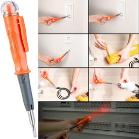 revolt Current Tester: Multifunction Voltage Tester and Induction Tester, LED, Holding Clip (Continuity Tester, Voltage Tester, Socket Switch)