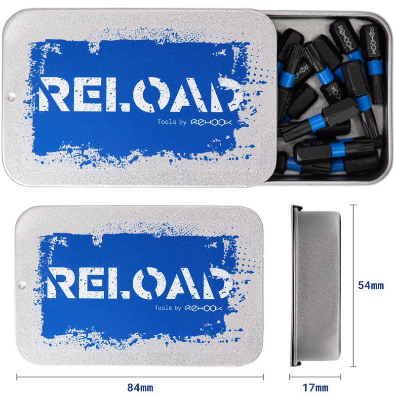 Rehook Reload 25x T25's - 25mm Impact Screwdriver Drill Driver