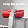 CNWZYMX 2 Pcs Aluminium Flange Two Hole Pins Set -