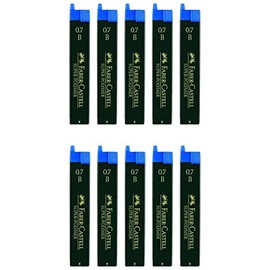 Faber-Castell Super Polymer Fine Leads (0.7 B, Quantity 10)