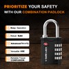 SURE LOCK TSA Accepted Heavy Duty Big Combination Luggage Padlock