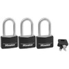 MASTERLOCK CO 141TRILF 3PK 1-9/16" ALU Padlock