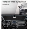 Pigenius Windshield Sun Shade for Land Rover Discovery 2017-2026 Front