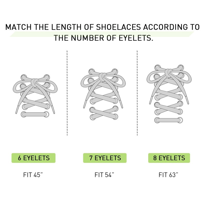 UamGlsob Runing Shoe Laces for Brooks Sneakers, 1/4"(6mm) Stripe Flat