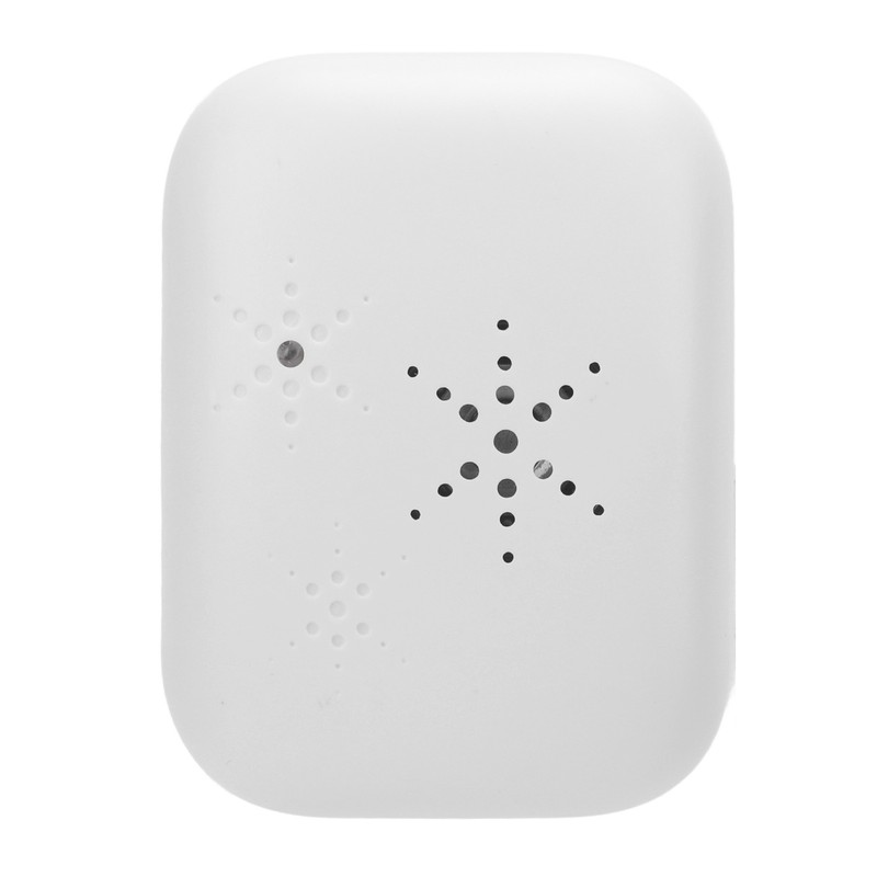 Self Powered Cordless Doorbell Waterproof Long Range Battery Free White