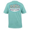 Salt Life Hide N' Sea Short Sleeve Tee, Aruba Blue,