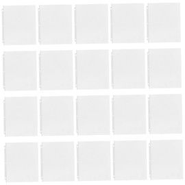 Operitacx 50pcs A4 Loose Leaf Bag Plastic Sleeves for Binders Binder Plastic Sleeves Document Holder Heavy Duty Page Protectors