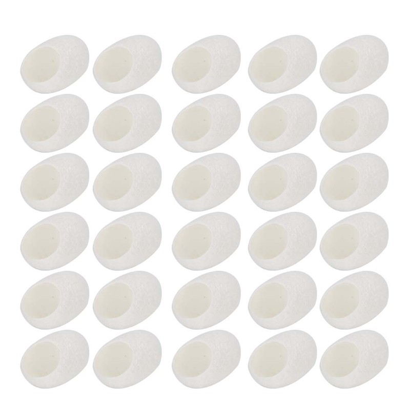 30pcs Face Cleaning Natural Silks Cocoons Blackhead Removal Exfoliating Silkworm