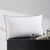 Mosluna Flat Goose Feather Down Pillows for Sleeping Standard Size