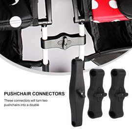 3pcs Baby Stroller Connectors, Twin Stroller Connector Accessories, Quick Release Stroller Connectors, Stroller Connector Accessories (for YOYO)