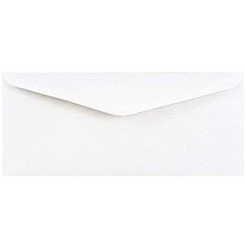 JAM PAPER #11 Business Commercial Envelopes - 4 1/2 x 10 3/8 - White - 50/Pack