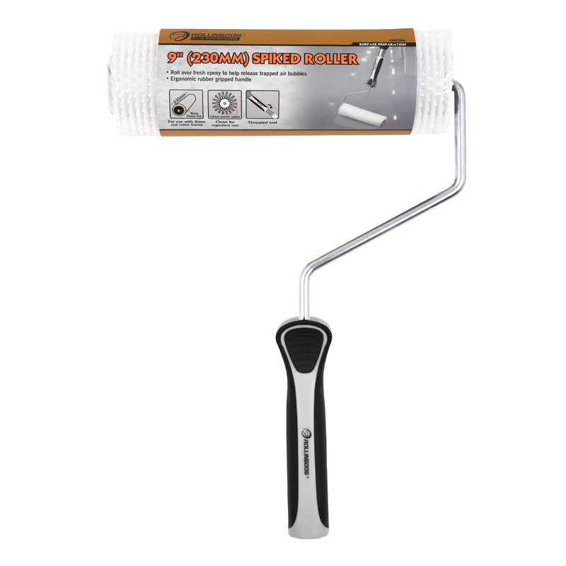 ROLLINGDOG Spike Roller-Epoxy Floor Spiked Roller for Self Leveling Concrete,Spiked