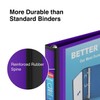 Staples 827604 1.5-Inch 3-Ring Better Binder Purple (19061)