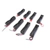 Pack of 8 Wire Lead Battery Storage Box Case Holder