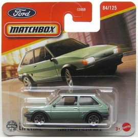 Matchbox 2025-1983 Ford Fiesta MK 2 [Metalflake Light Green] Light Green 84/125