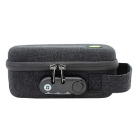 STASHLOGIX SMELL CONTROL BAG with Combination Lock Smell Free Storage Bag: The Silverton (Medium-Black)