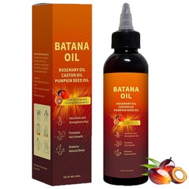 Natural Batana oil for hair growth,Batana Oil, Rosemary，Castor Oil，Pumpkin Seed Oil，4in1 Liquid Batana Hair Oil for All Hair Types (1PCS)