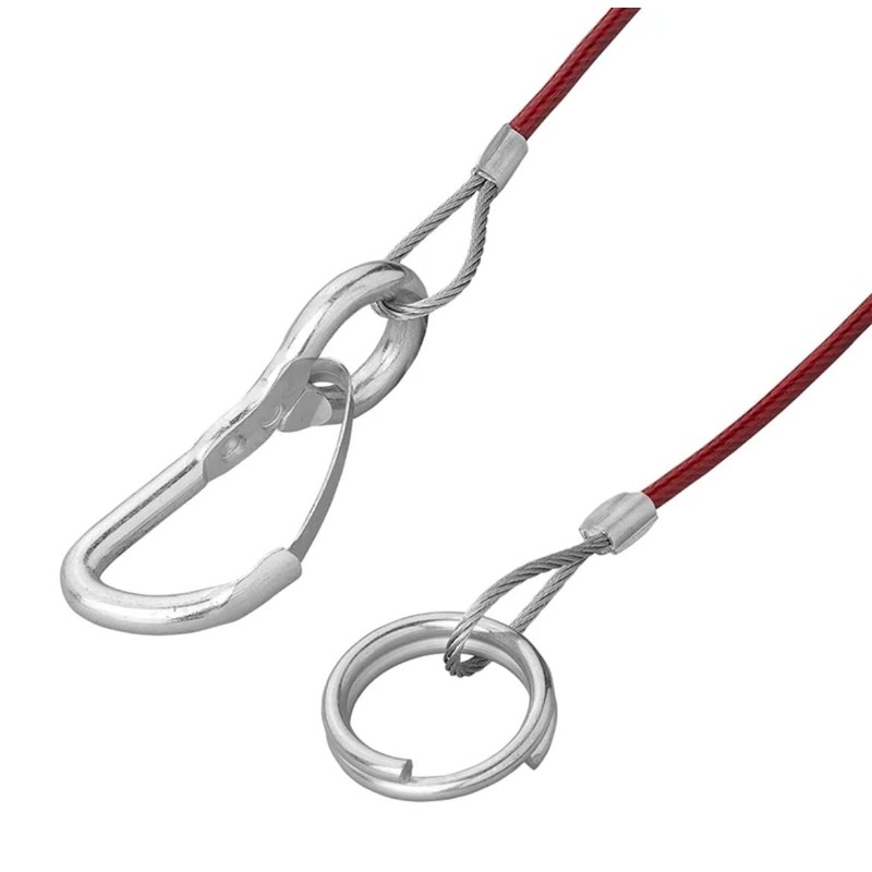 Freizeli ProPlus Trailer Safety Rope 1 Metre Red Brake Breakaway