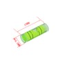 The Yan He 6pcs Horizontal Green Acrylic Bubble Level (095040)
