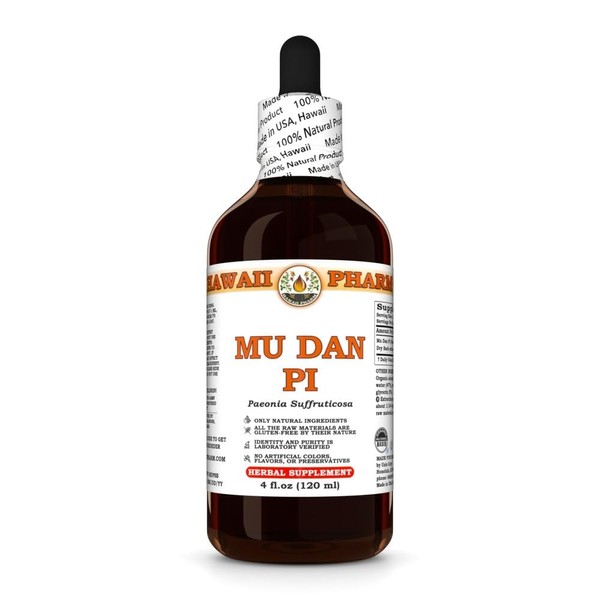 Mu Dan Pi (Paeonia Suffruticosa) Dry Bark Tincture, Made in
