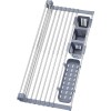 BBXTYLY Expandable Roll up Dish Drying Rack up to 22.8''With