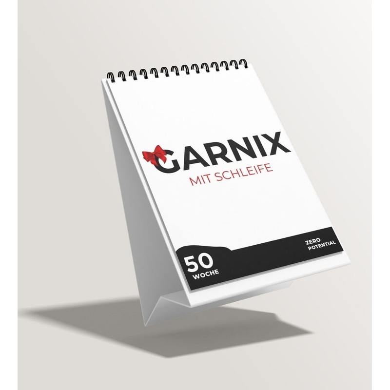 Nix Calendar 2025 - For People Who Want Nothing, A