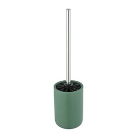 Allstar Olinda Toilet Brush Set, Green, Bathroom Accessories with Frosted Finish, 9,5 x 40 x 9,5 cm