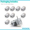 WWZMDIB 10Pcs 130 Toy Motor 3V~6V DC 24000 RPM High