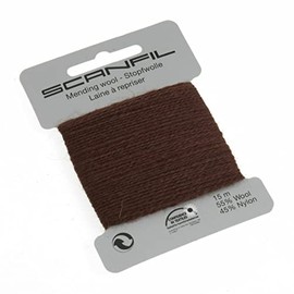 Scanfil Darning Yarn Brown 15m Metre 40020-060