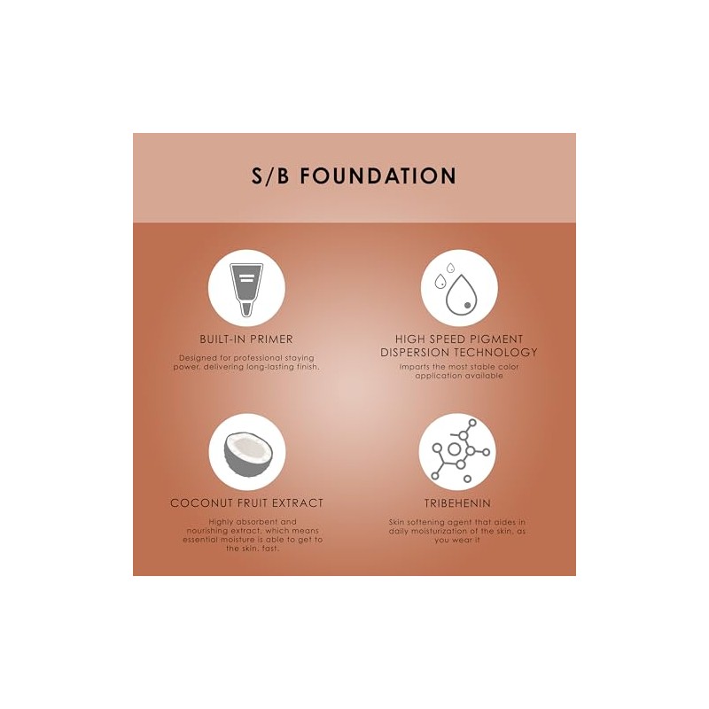Temptu S/B Foundation: Natural Long Lasting Airbrush Foundation, Golden Honey,