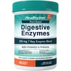 NewRhythm Digestive Enzymes 245 mg, with Probiotics and Prebiotics, Plant