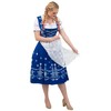 Dirndl Trachten Haus 3 Piece Long Blue Women's Bavarian Dirndl