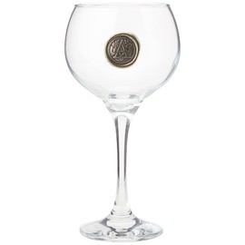 English Pewter Company Sheffield, England Gin Glass MON301 with Your Choice of Initial (A)