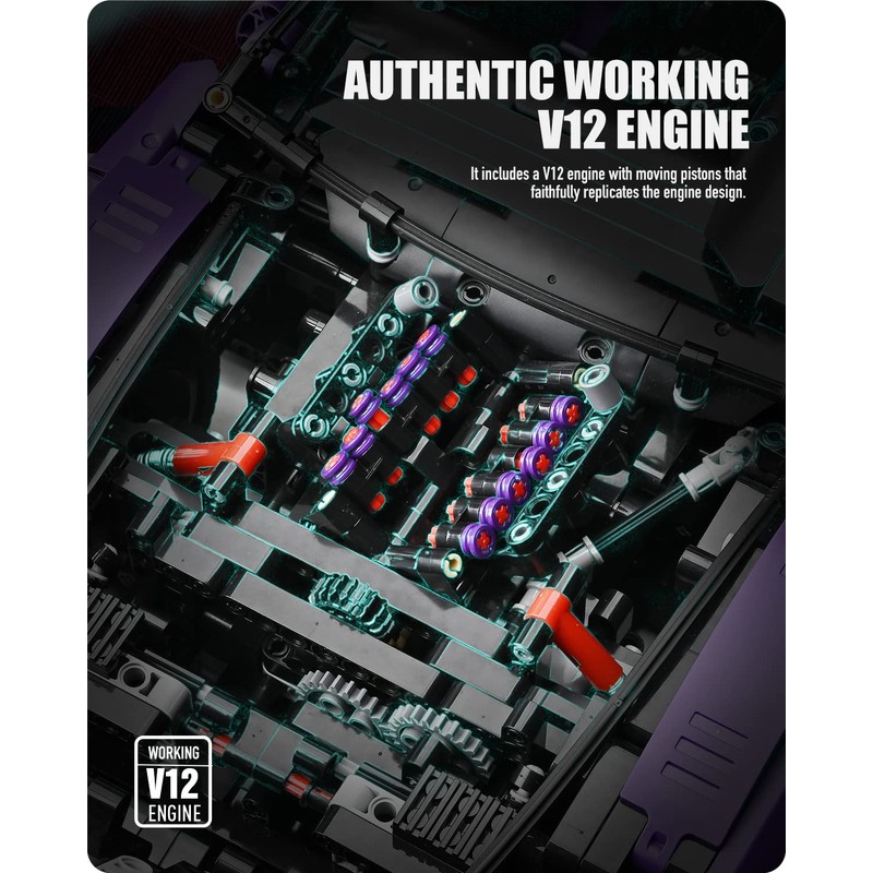 Nifeliz Super Sports car GT4 MOC Building Blocks and Construction