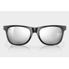 SIROKO - Recycled Oxford Sunglasses - Black/Silver Grey, Black/Silver Grey,